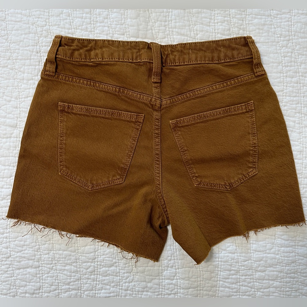 NWOT plum & rust Universal Thread denim shorts - Picture 7 of 15